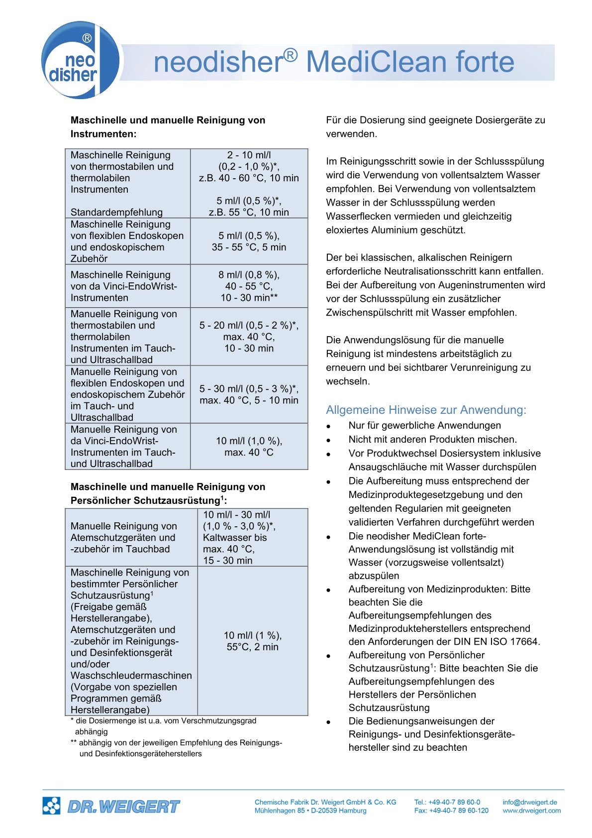 DRÄGER neodisher MediClean forte im 5l Kanister