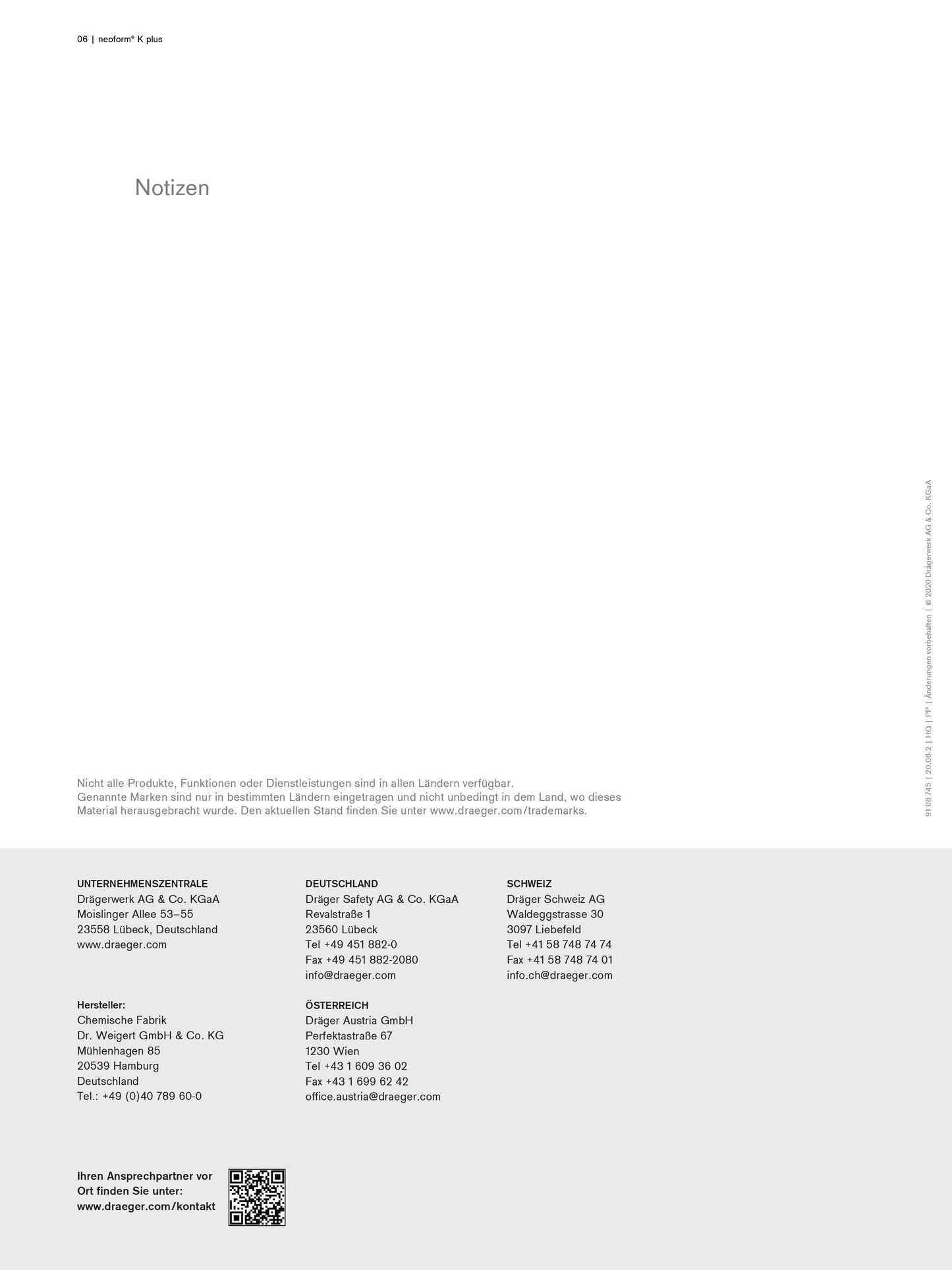 DRÄGER neoform K plus im 5l Kanister, Desinfektionsreinigungskonzentrat