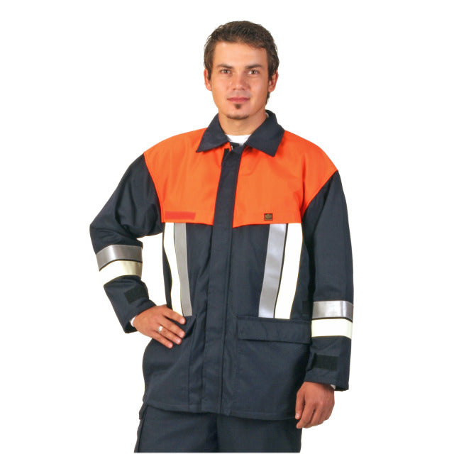 HF Jacke BAYERN 2000, nachleuchtend, Koller orange
