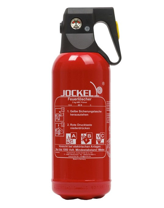JOCKEL Mini-Feuerlöscher ABC-Pulver, 2kg