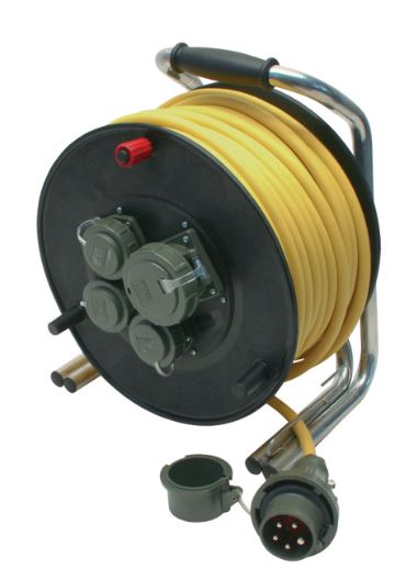 Leitungsroller Feuerwehr, DIN 14680, 230V/400V 16A