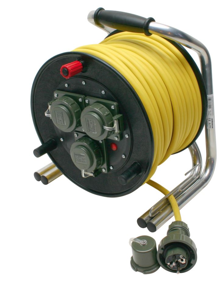 Leitungsroller Feuerwehr, DIN14680, 230V