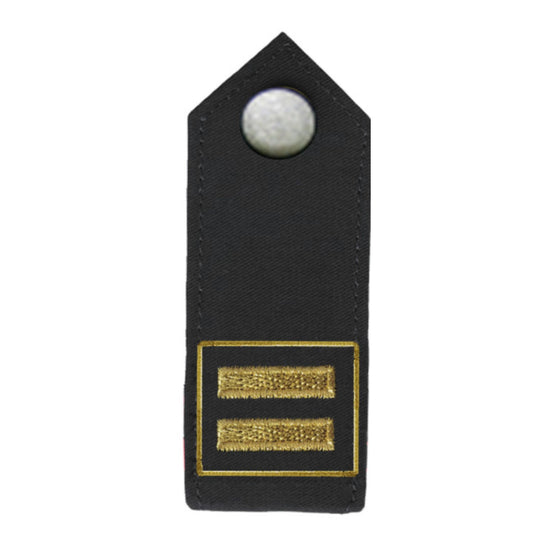 Schulterklappe für Kreisbrandmeister oder Stadtbrandmeister mit zwei goldenen Balken