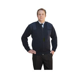 Strickjacke mit Rundkragen