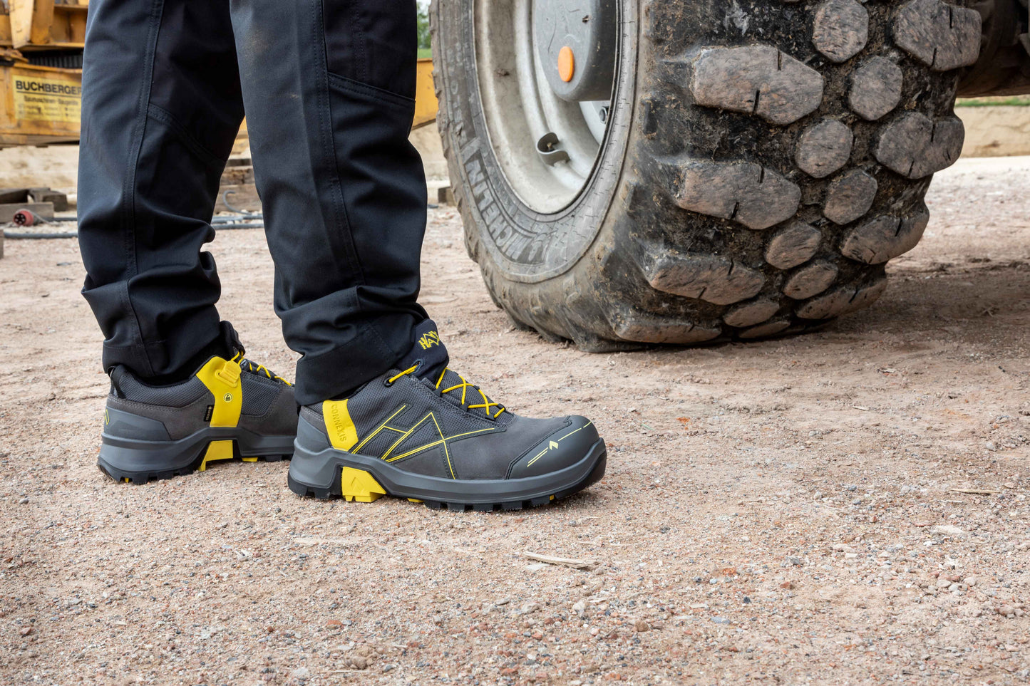 HAIX CONNEXIS Safety+ GTX low grey-yellow