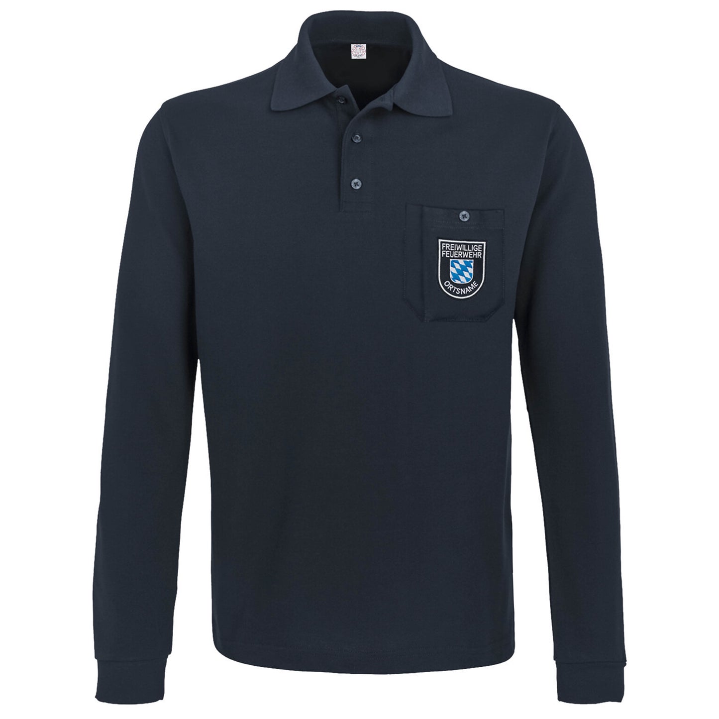BÜTTNER Tagesdienst-Poloshirt langarm, Unisex, Bayern, Modell "München"