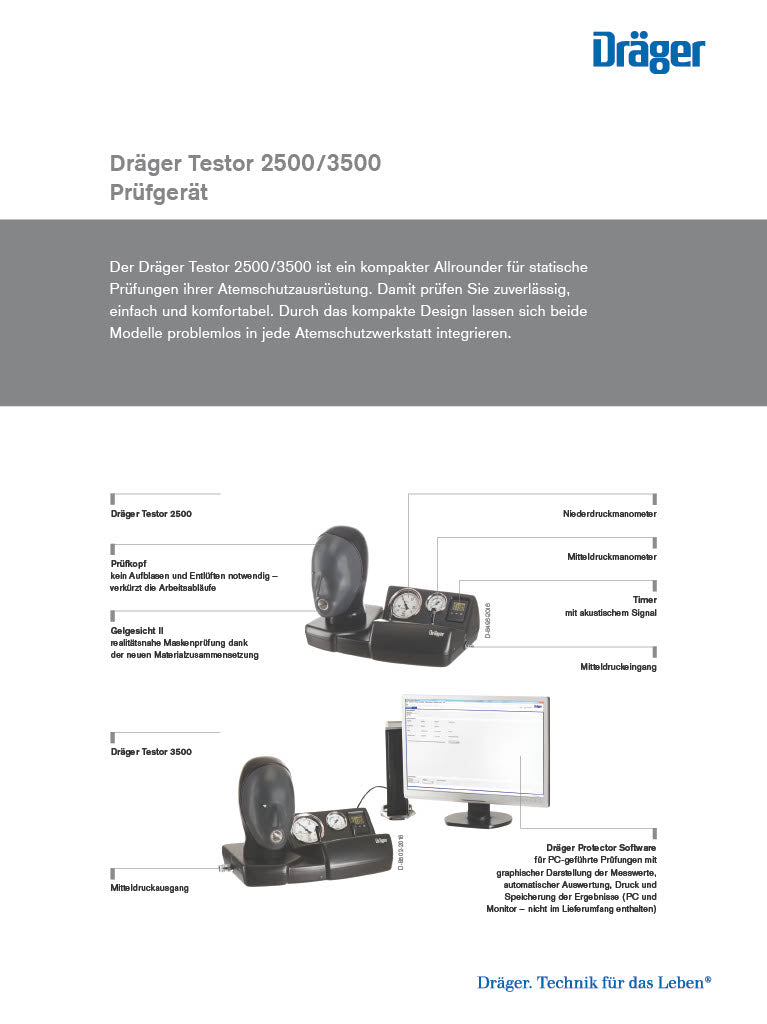 DRÄGER Prüfgerät TESTOR 2500