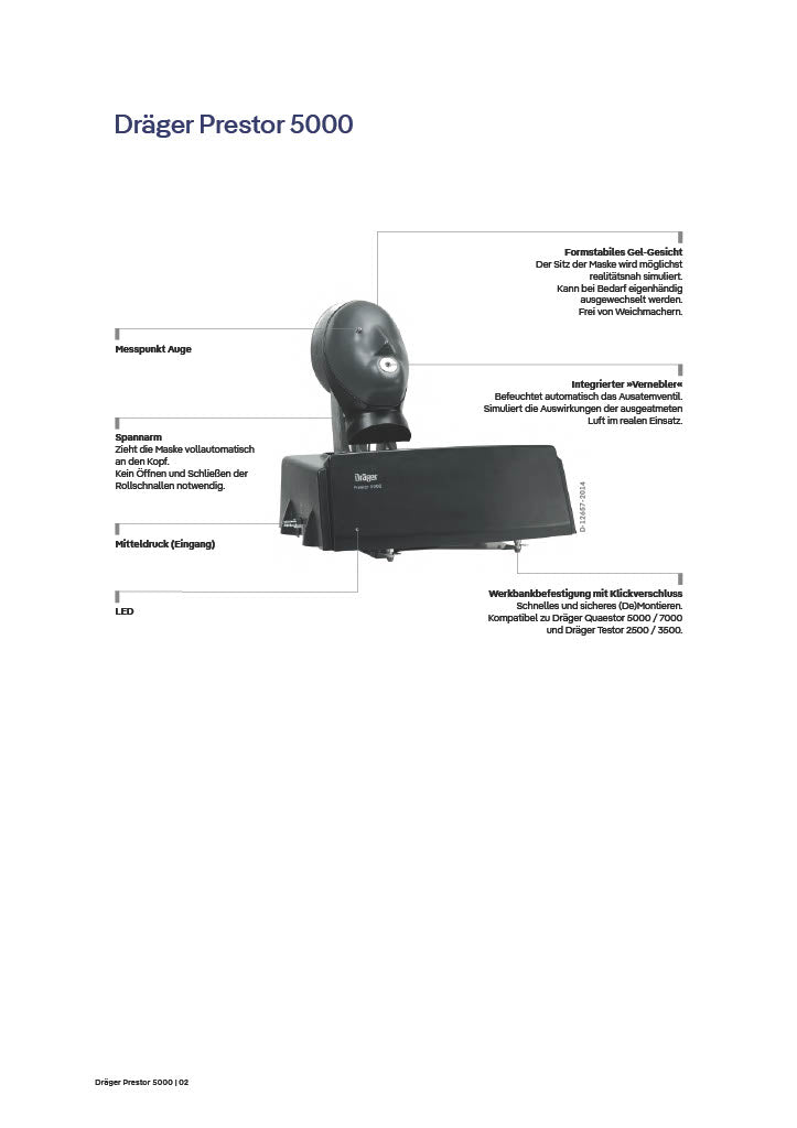 DRÄGER Maskenprüfgerät Prestor 5000