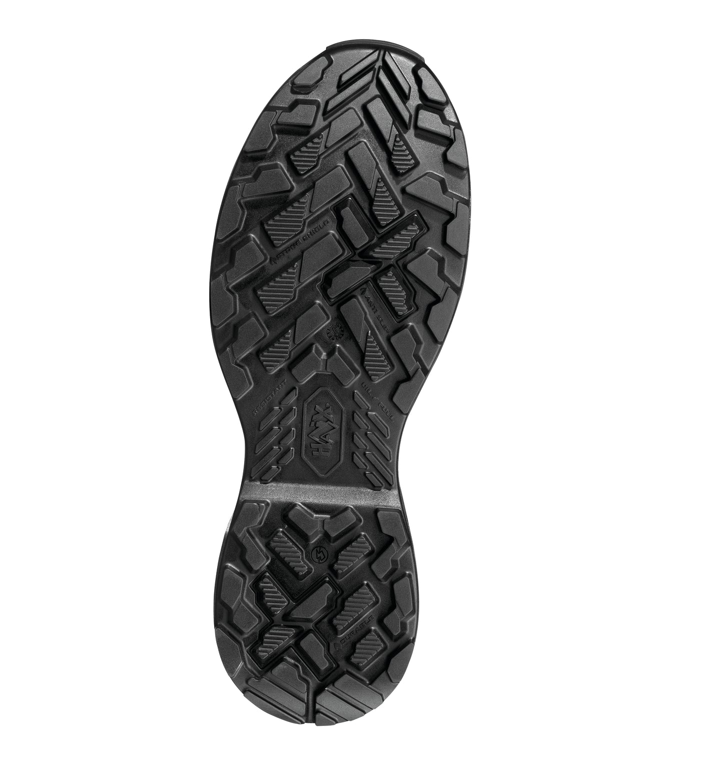 Bild von Sohle der schwarzen Schuhe Haix Black Eagle Evo Athletic GTX mid