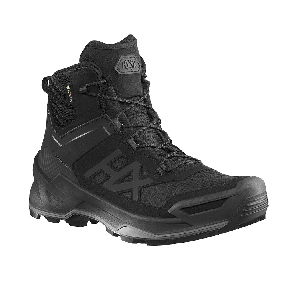 Bild von schwarzen Schuhen Haix Black Eagle Evo Athletic GTX mid