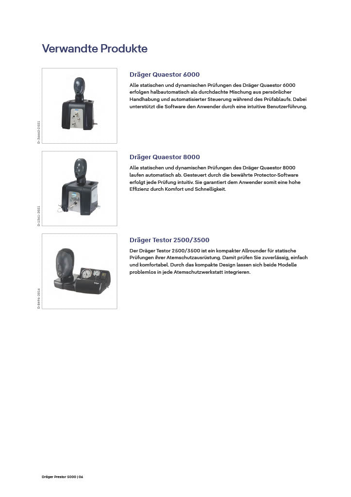 DRÄGER Maskenprüfgerät Prestor 5000