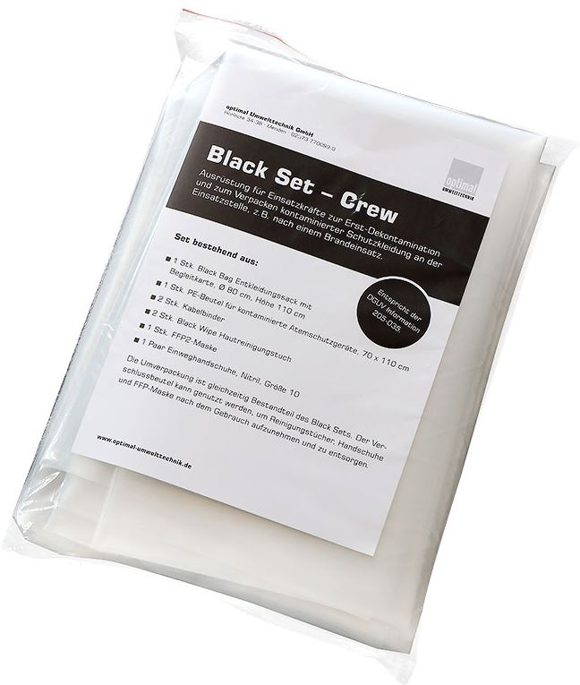 Black Sets für Einsatzstellenhygiene – DGUV-konforme Hygienelösung für die Feuerwehr