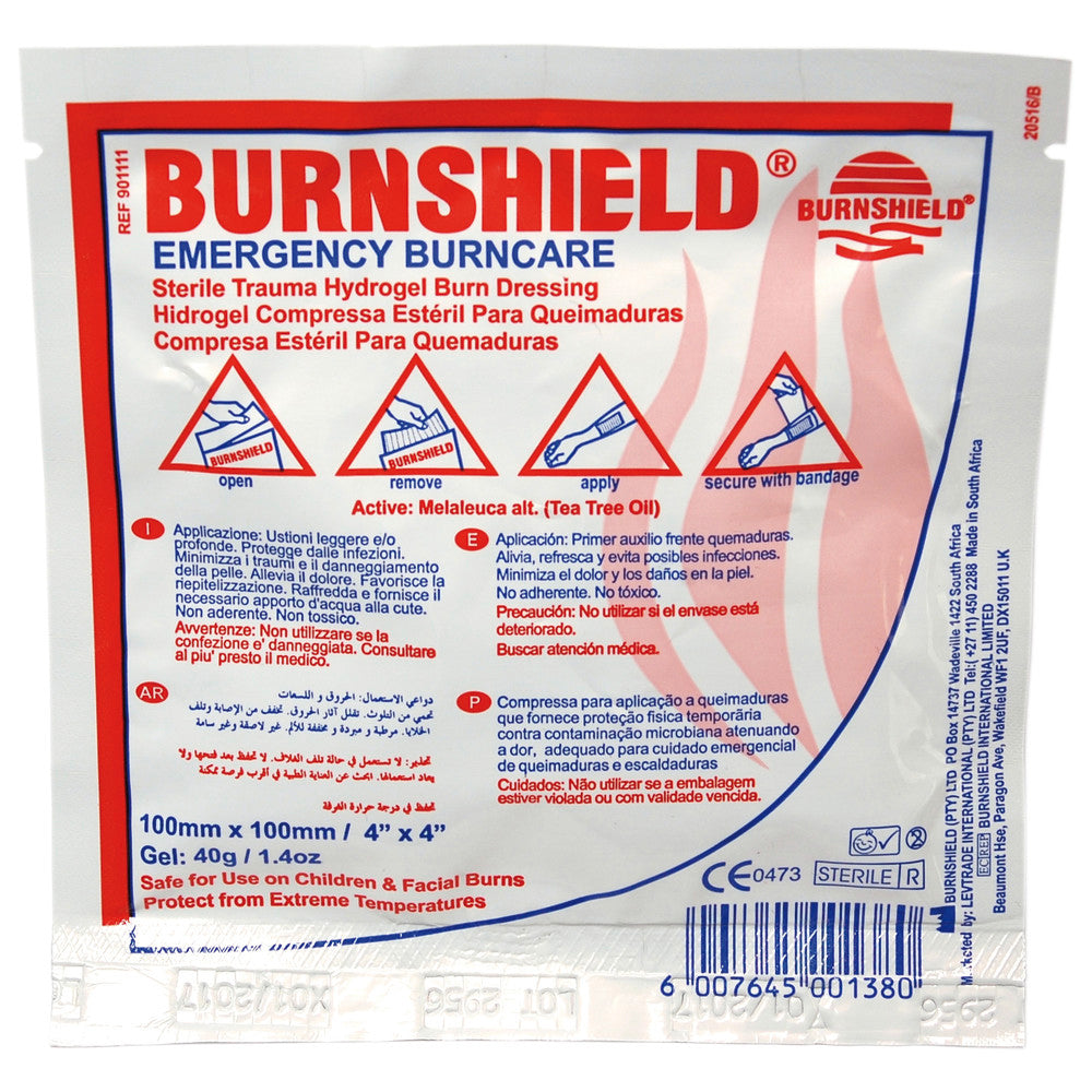 Brandwundenverband BURNSHIELD, Kompresse 10x10cm