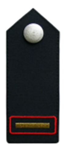 Schulterklappe FF Bayern, Funktionsabzeichen, Kommandant/-in