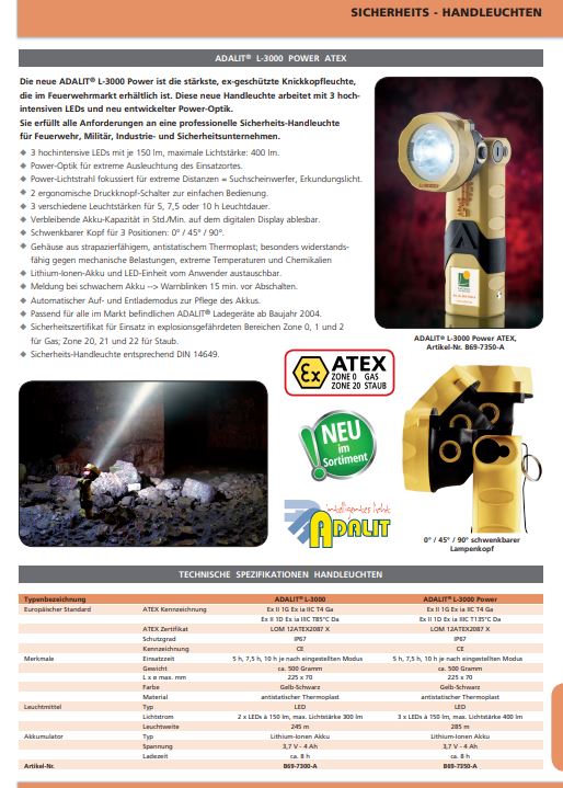 Handlampe L-4000