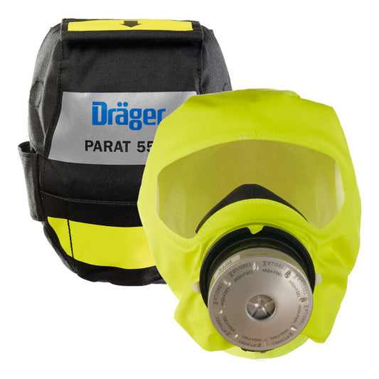 DRÄGER Brandfluchthaube Parat 5550 mit Holster