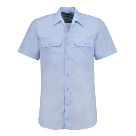 Hellblaues Diensthemd für Feuerwehren in Bayern, Kurzarm