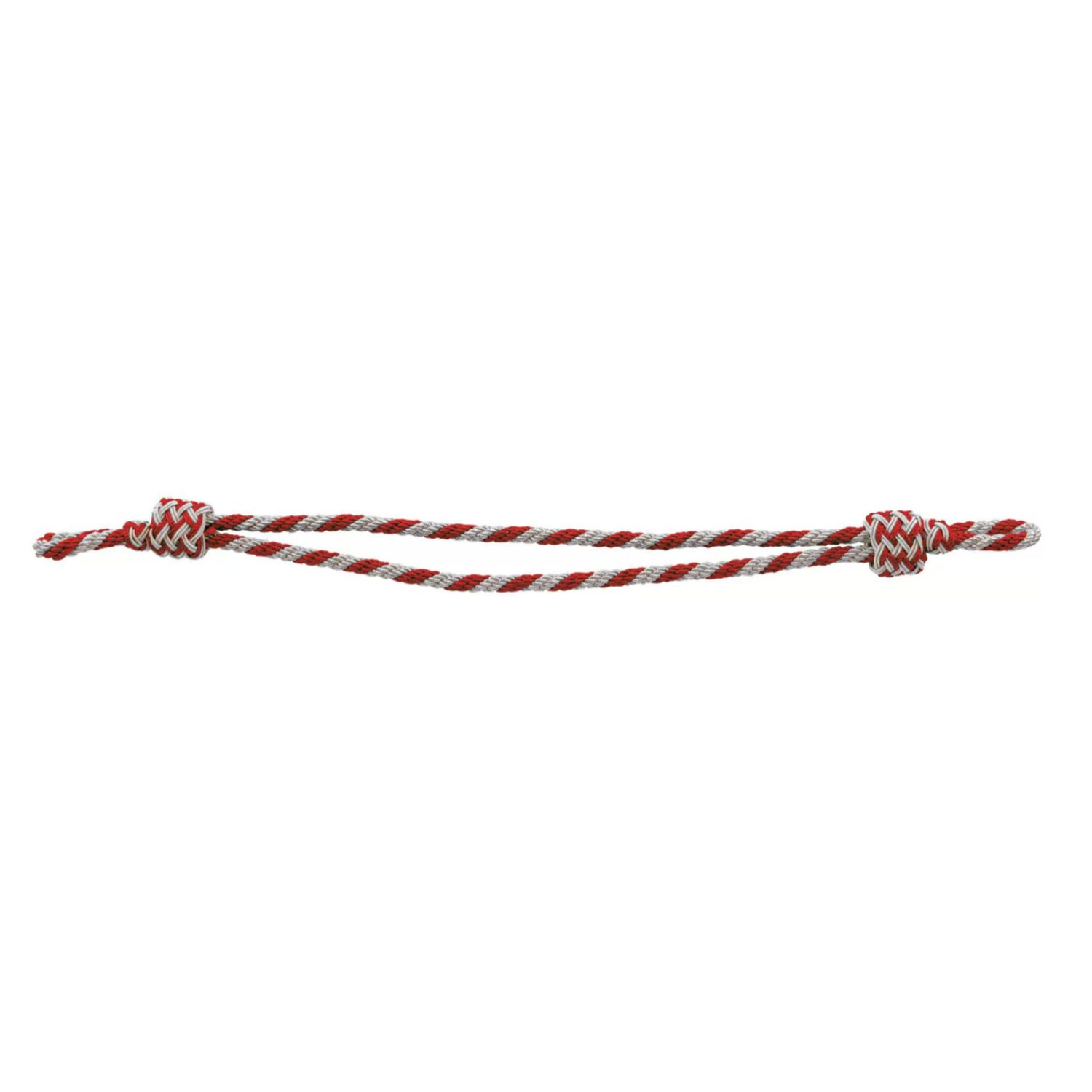 Mützenkordel in Rot-Silber gewirkt für Feuerwehrschirmmützen